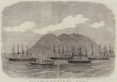 Arrival of the Channel Fleet with the Lords of the Admiralty at Gibraltar by Edwin Weedon